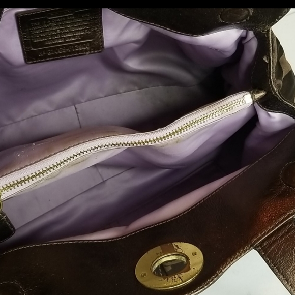 COACH SIGNATURE SATEEN BAG - Picture 8 of 11